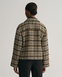 Blazer in tweed a quadri