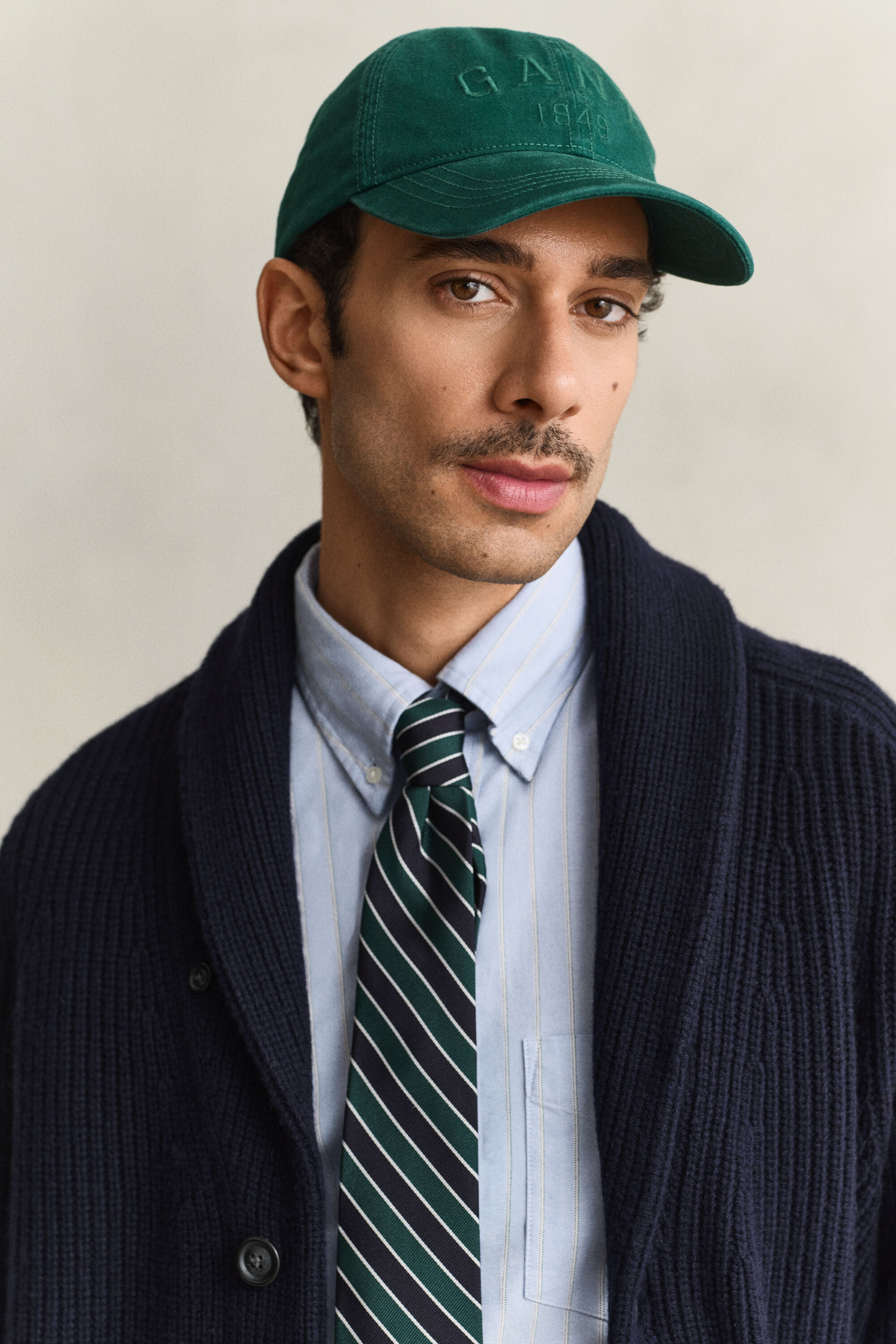 Cardigan in misto lana a coste