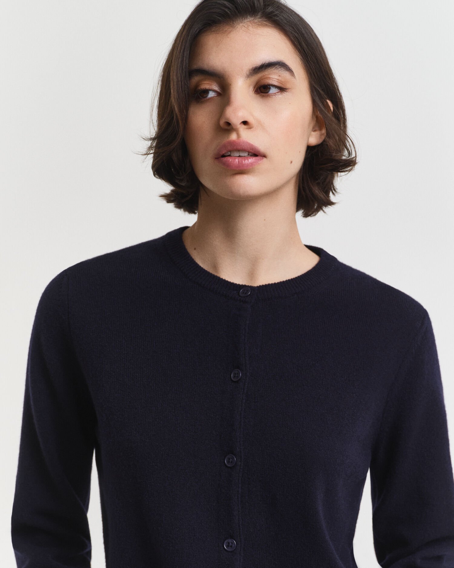 Cardigan in finissima lana d'agnello