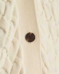 Cardigan in cotone testurizzato