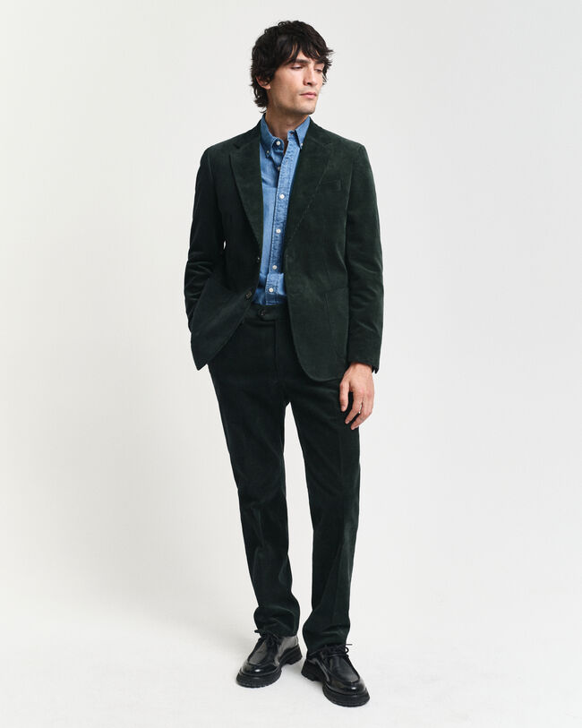 Giacca per abito in velluto a coste slim fit