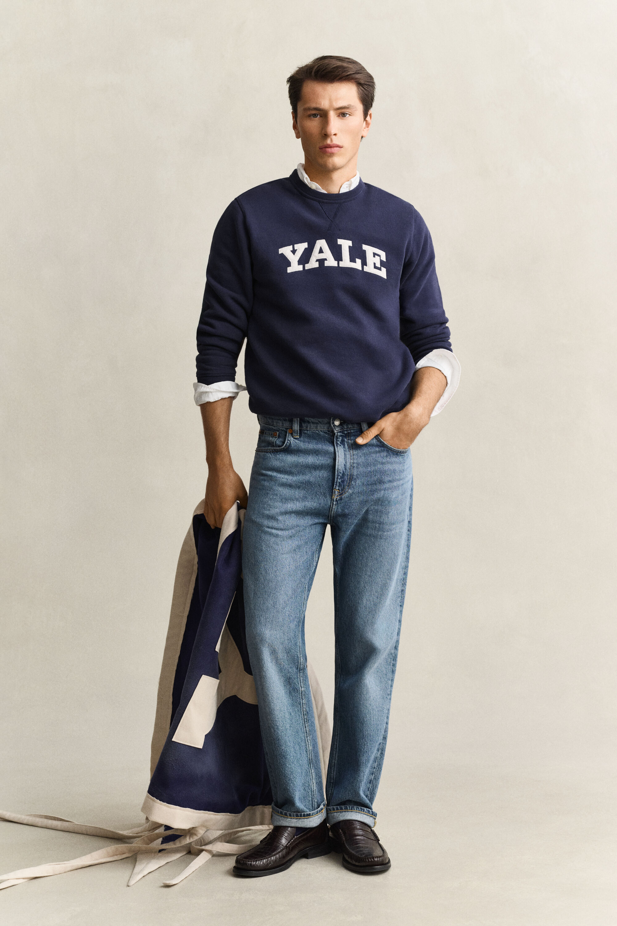 Felpa girocollo Gant x Yale