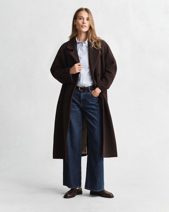 Camicia elasticizzata Oxford slim fit