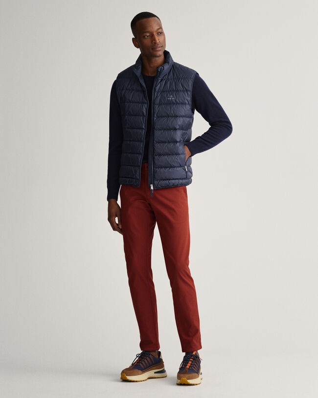 Piumino smanicato leggero