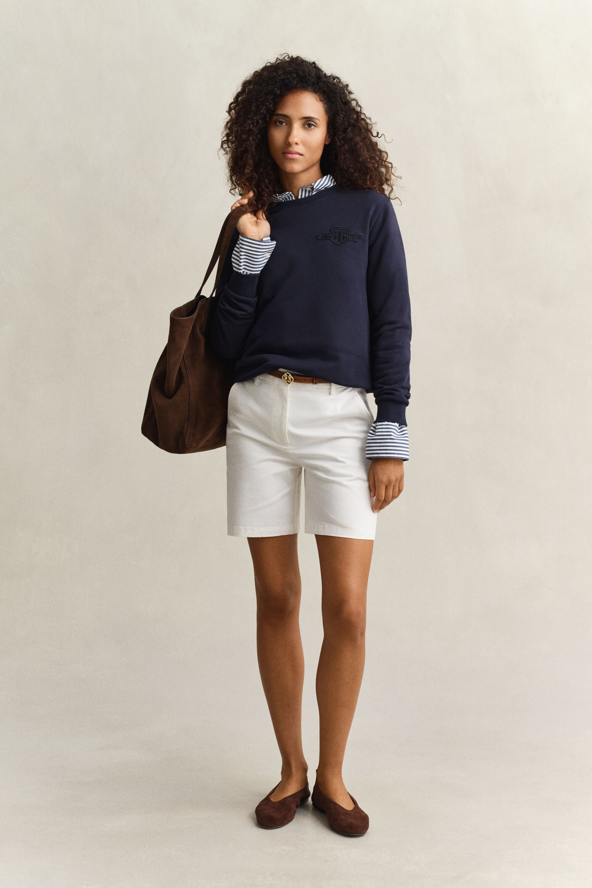 Felpa girocollo Tonal Shield