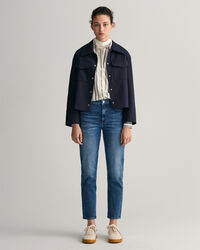 Camicia in voile di cotone Rope regular fit