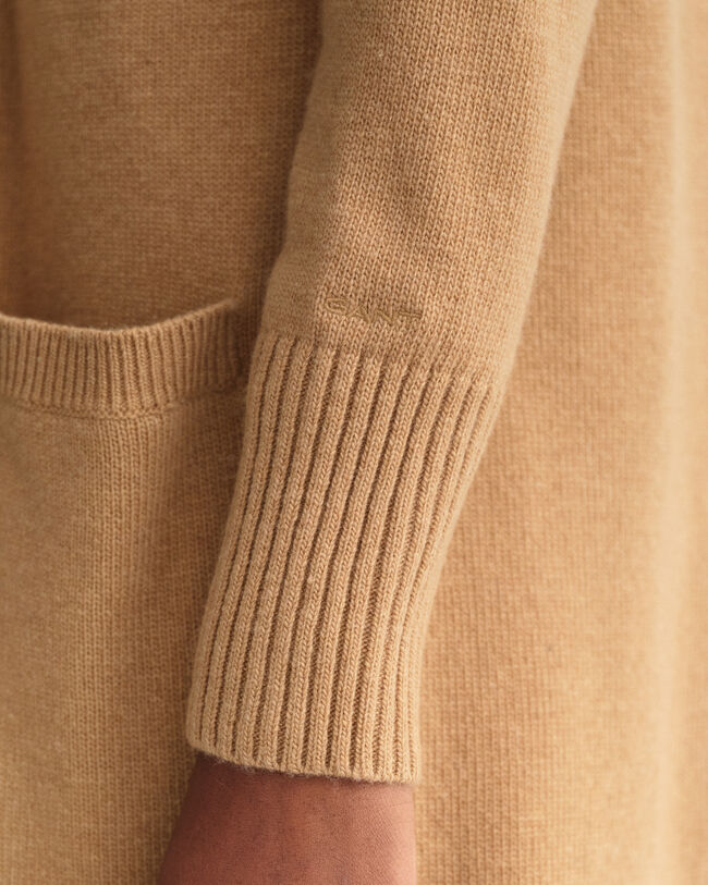 Cardigan in lana lungo