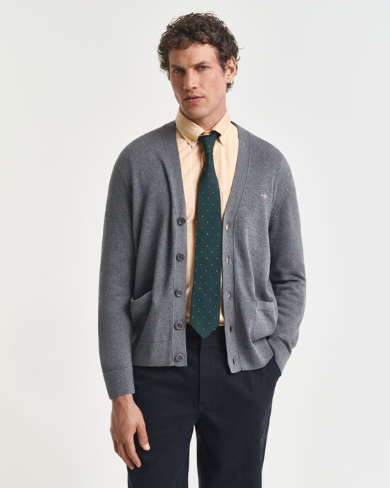Cardigan casual in cotone