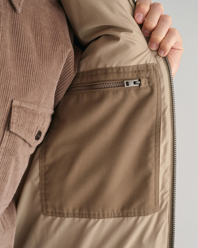 Piumino in flanella imbottito