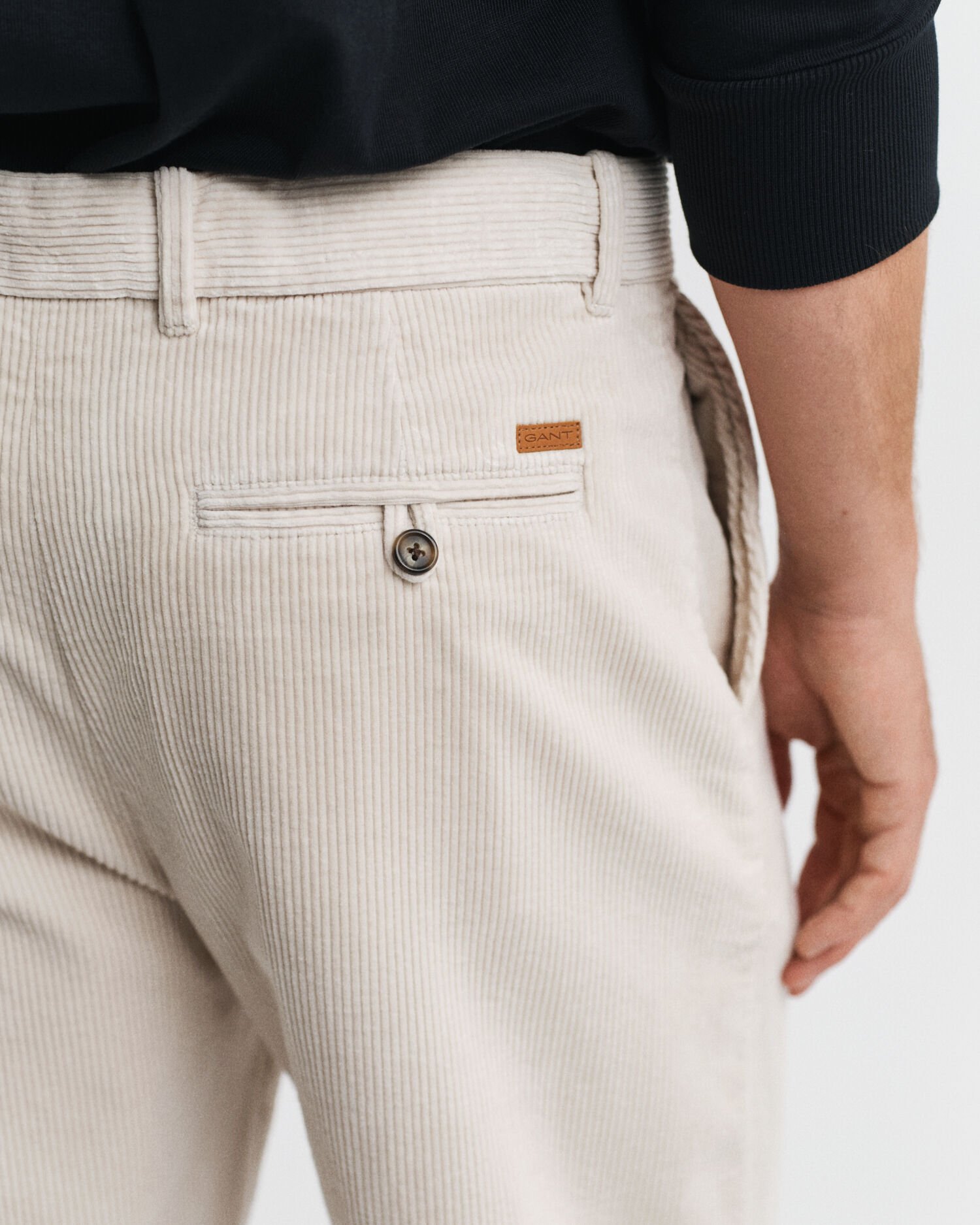 Pantaloni in velluto a coste straight fit