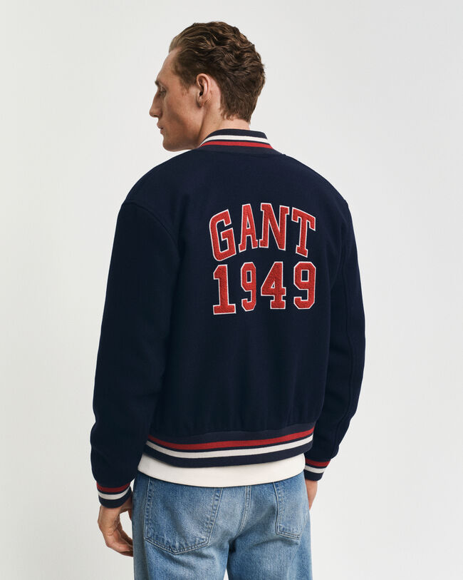 GANT Varsity Jacket in misto lana
