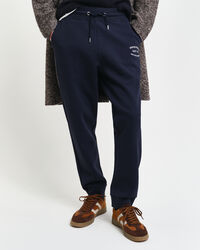 Pantaloni felpati con stampa piccola