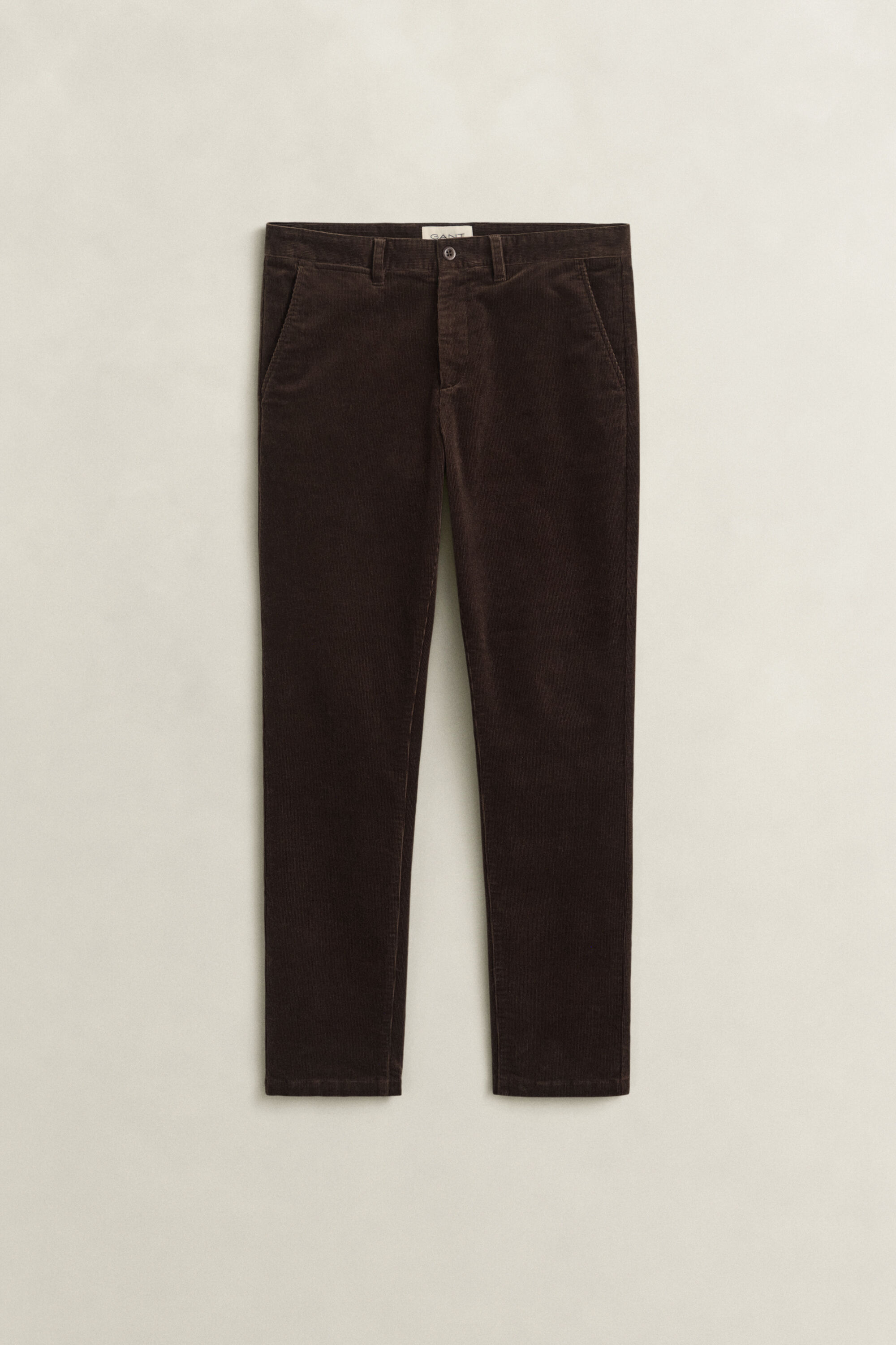 Pantaloni chino in velluto a coste slim
