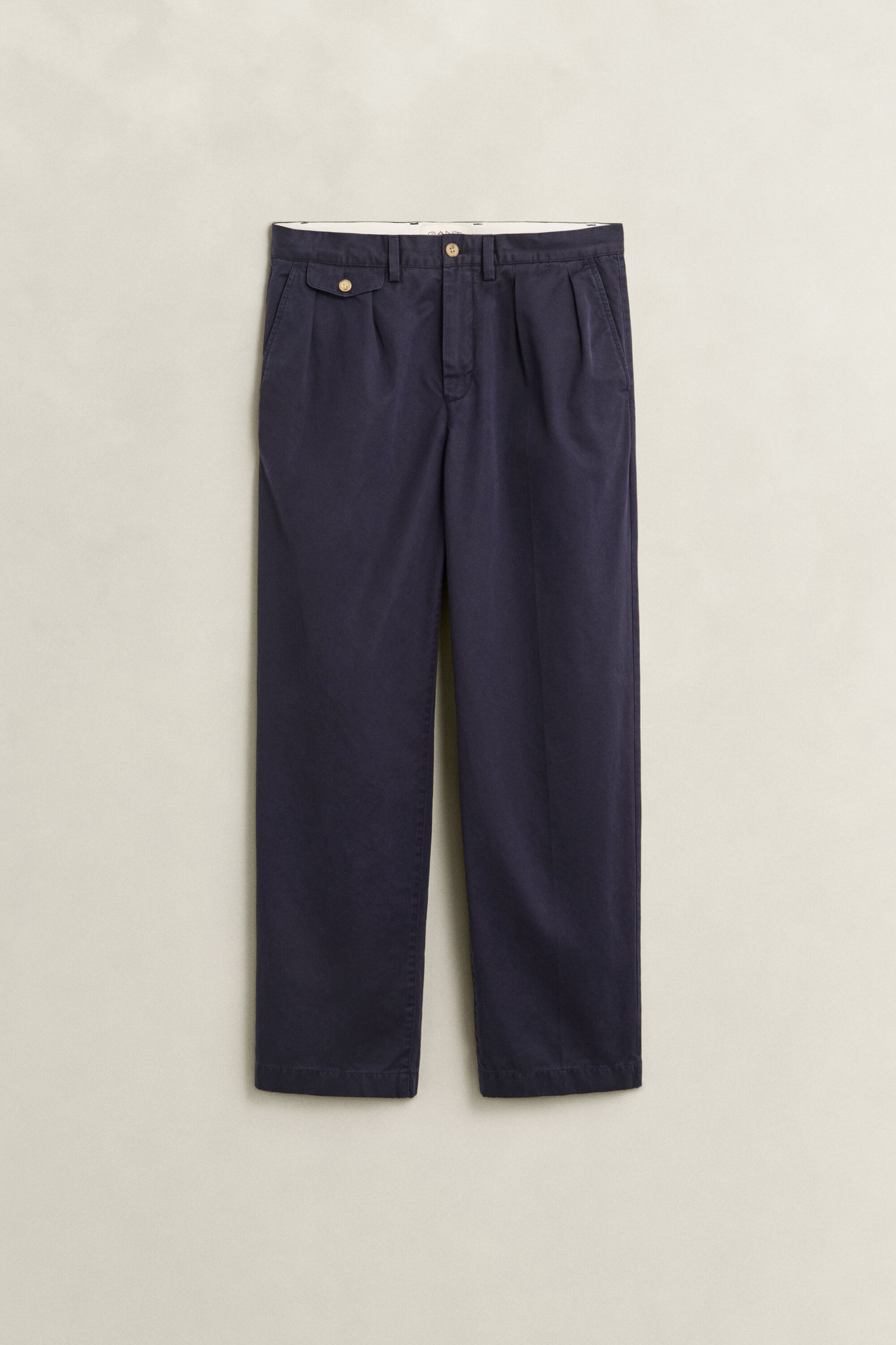 Pantaloni chino in twill di cotone