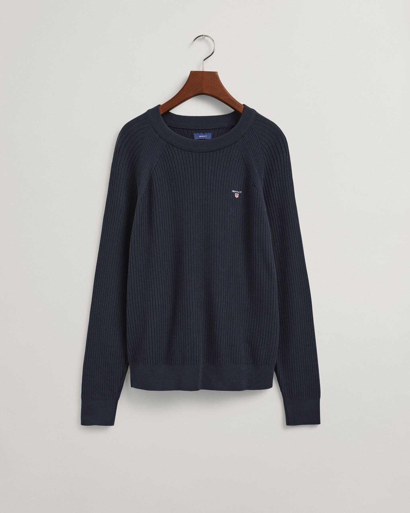 Maglia Casual girocollo in cotone a coste teens