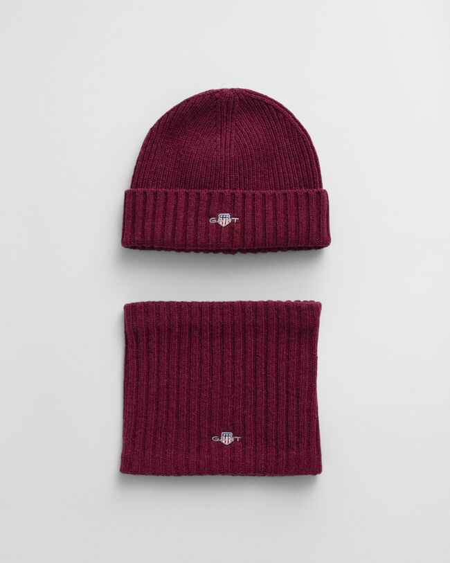 Set regalo berretto e scaldacollo in lana Kids