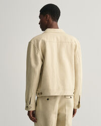 Giacca da abito in lino-cotone relaxed fit