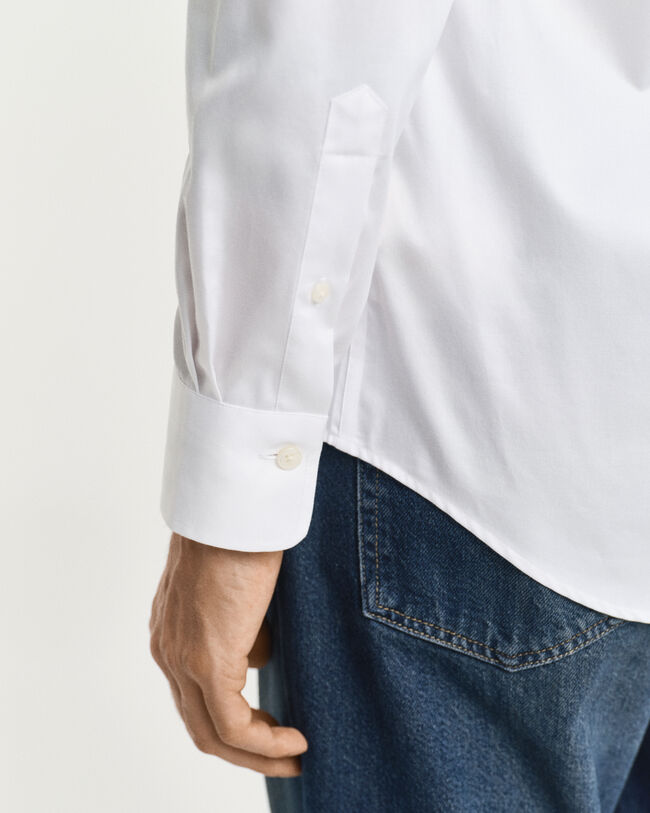 Camicia in raso slim fit