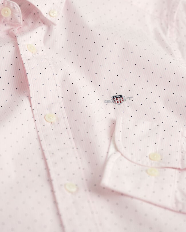 Camicia a pois Banker slim fit