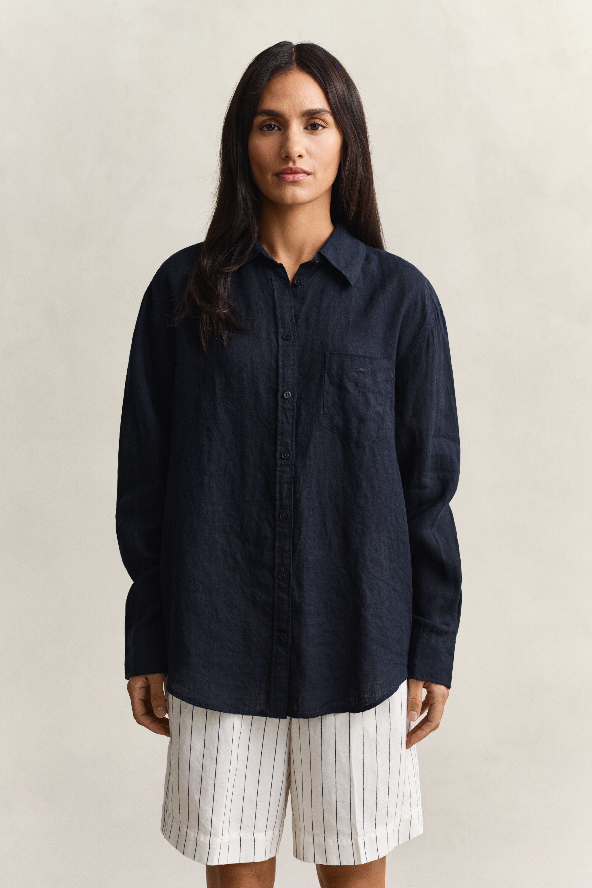 Camicia di lino relaxed fit