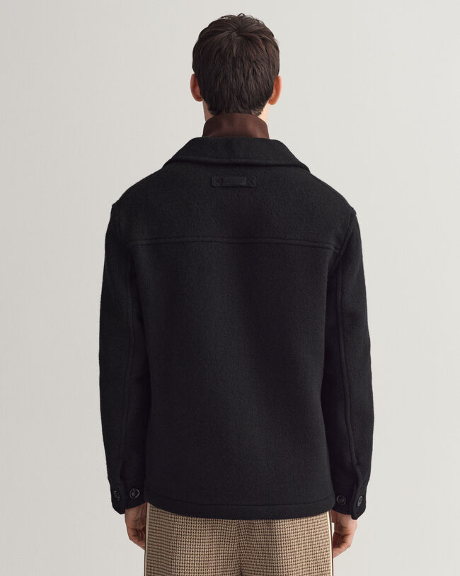 Giacca in lana corta