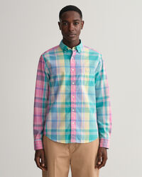 Camicia in madras colorata regular fit