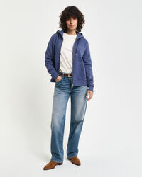 Felpa con zip e cappuccio Tonal Shield