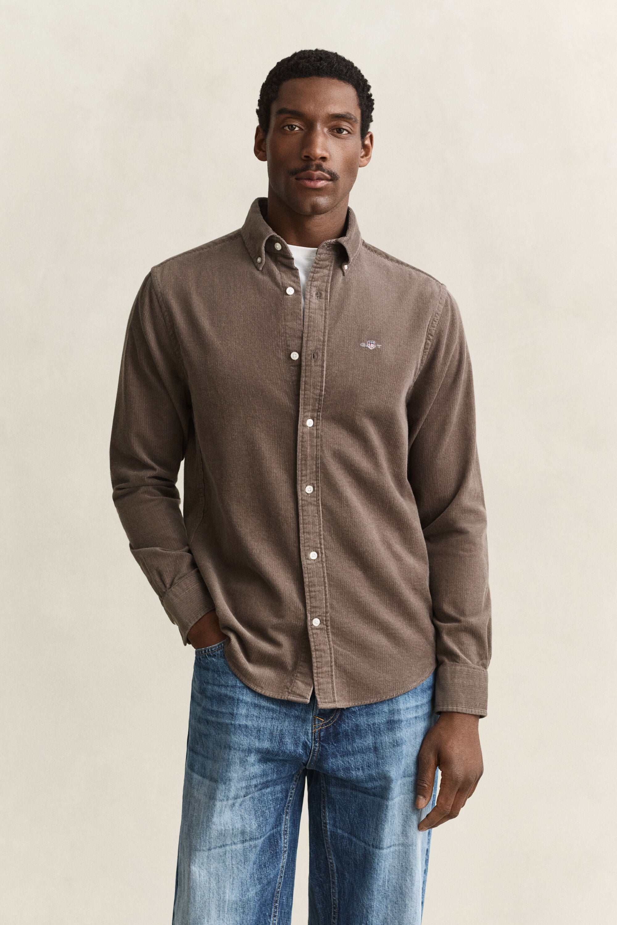 Camicia in velluto a coste