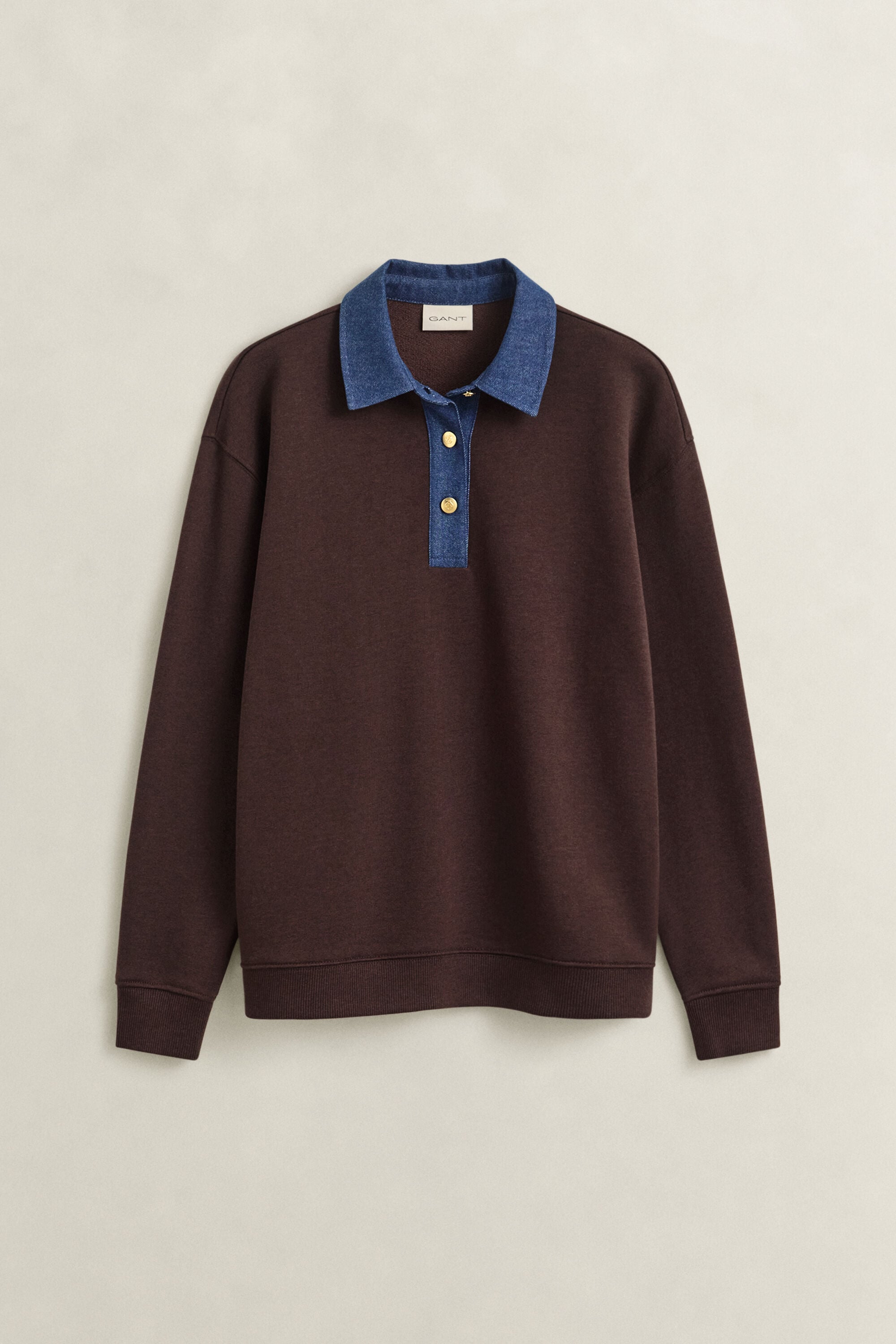 Heavy Rugger con colletto in denim