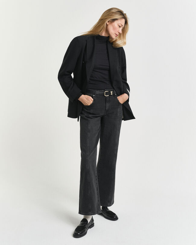 Maglia a collo alto in cotone leggero