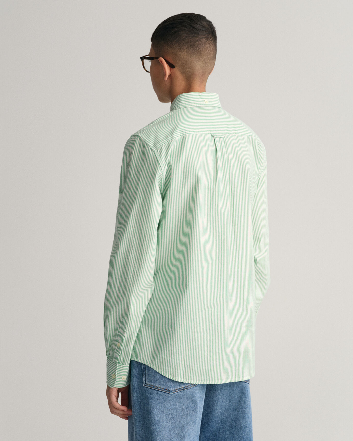 Camicia Oxford a righe Teen Boys