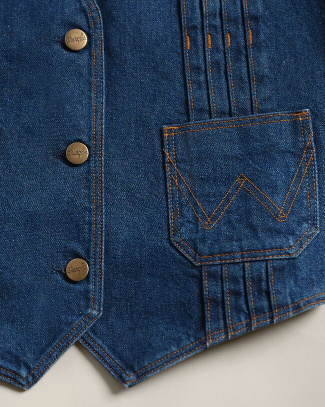 Gilet di jeans Wrangler x GANT
