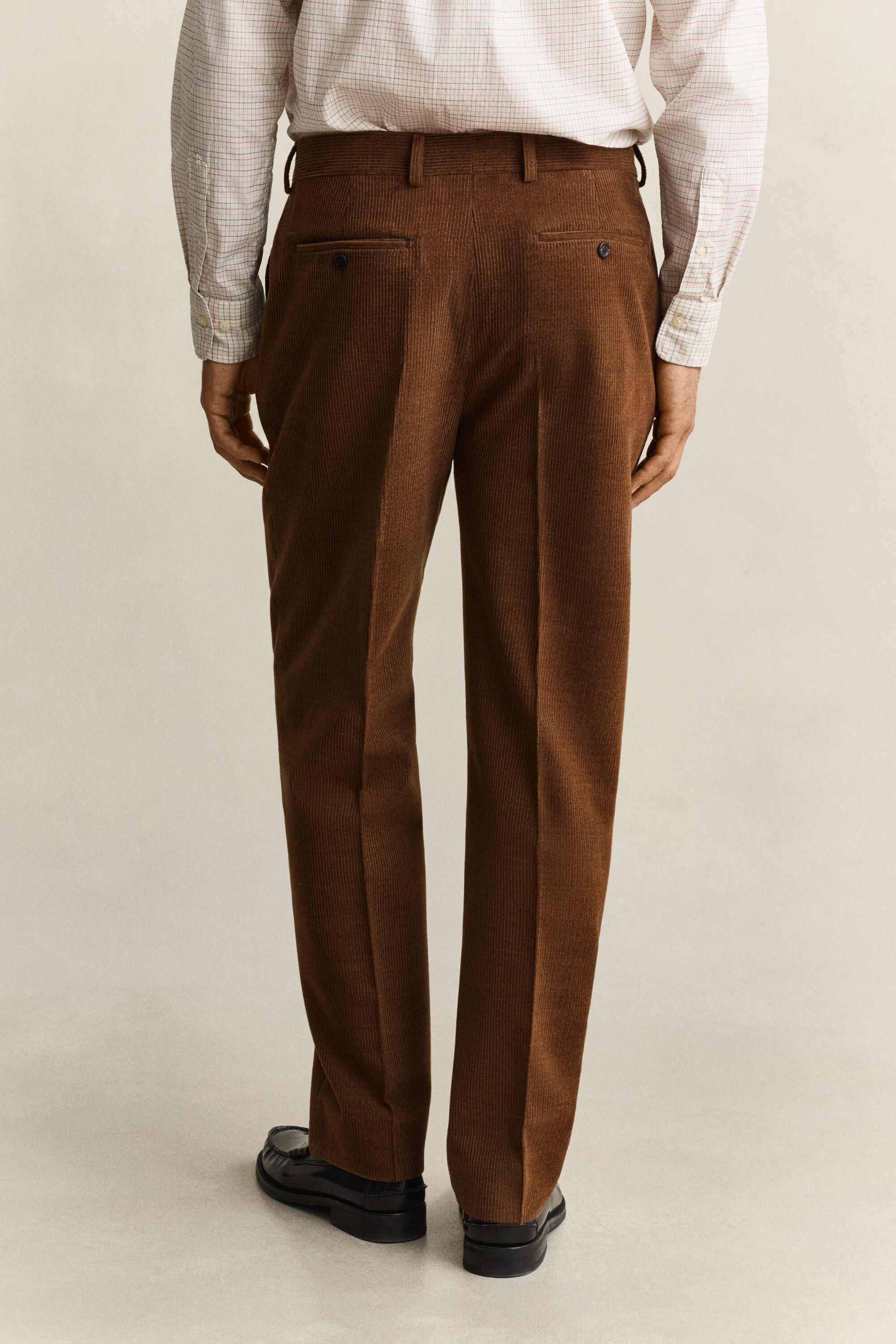 Pantaloni da abito Gant x Yale in velluto a coste di lana