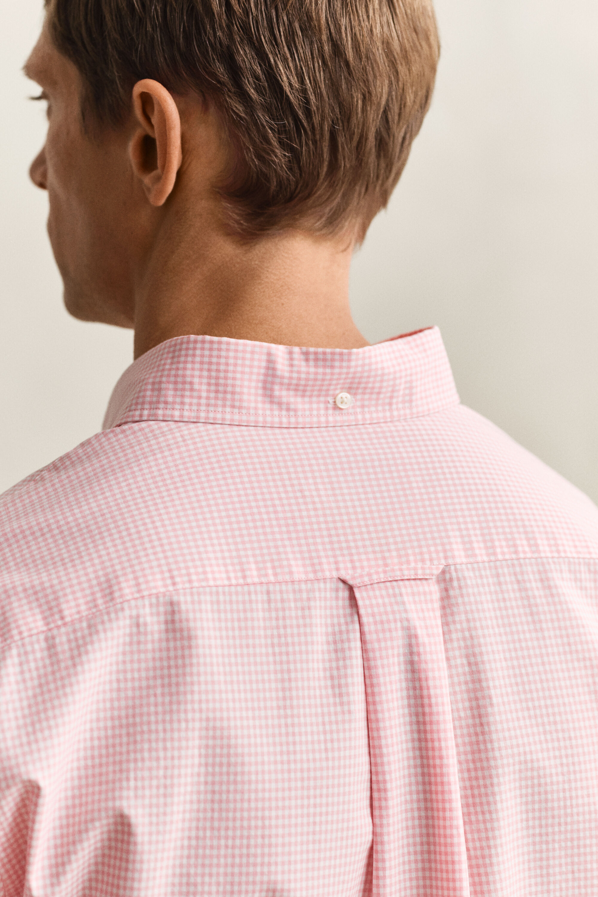 Camicia classica in popeline percalle