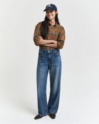 Camicia a quadri oversize