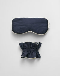 Set regalo con mascherina da notte in seta e fermacoda