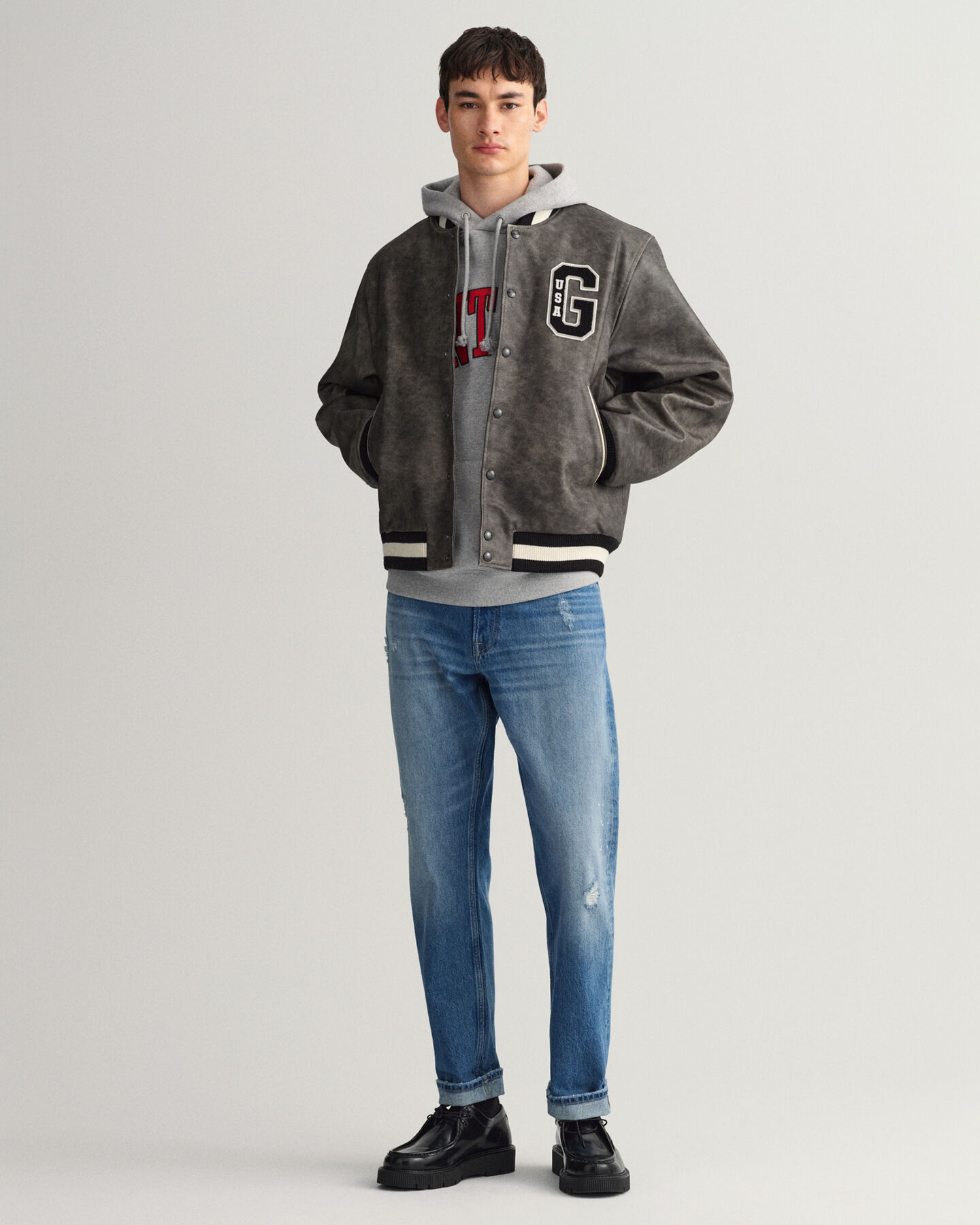 Felpa con cappuccio USA Graphic