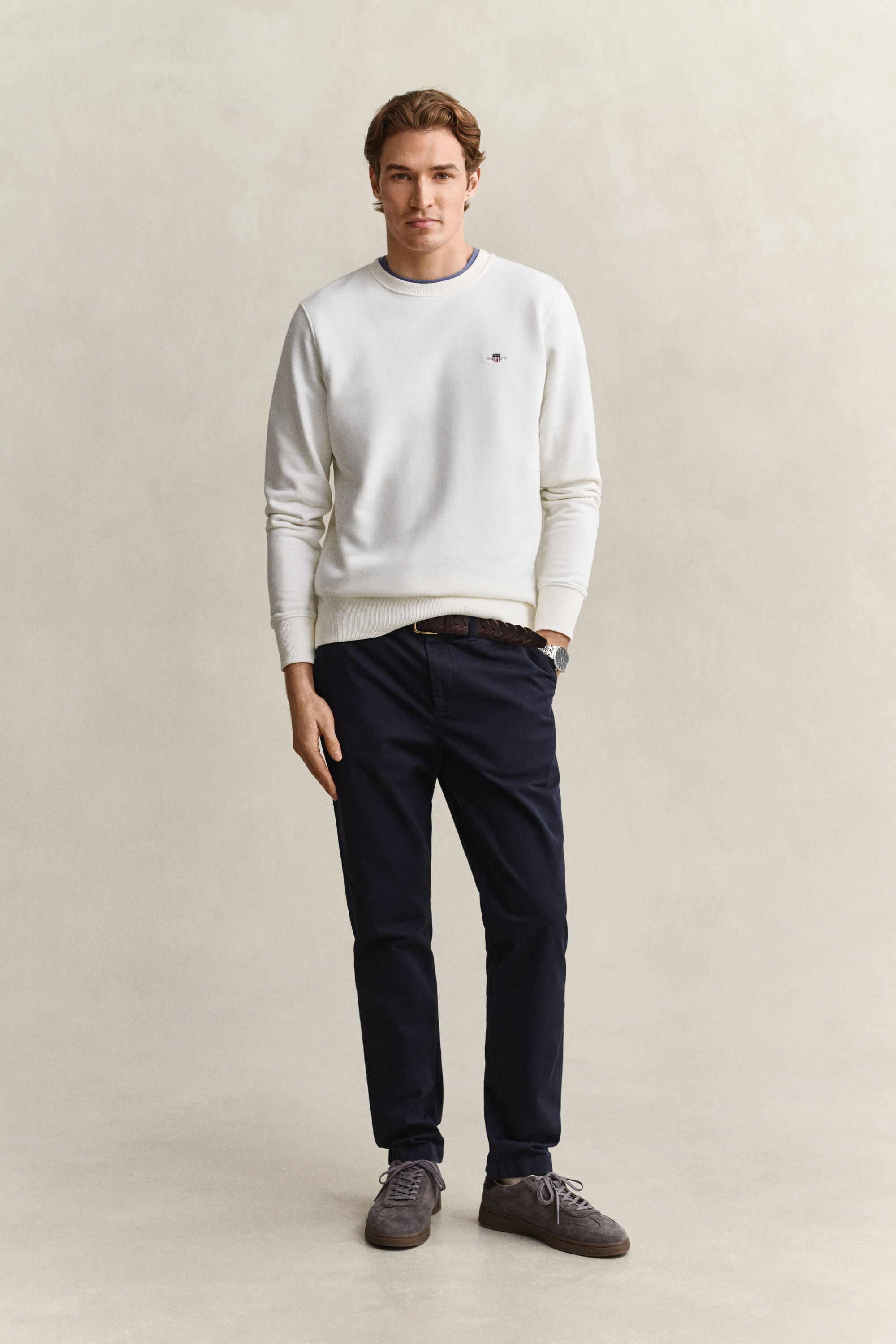 Pantaloni chino comfort slim fit