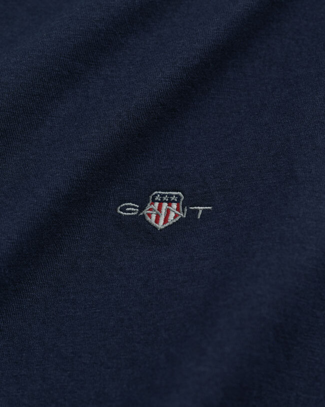 T-shirt Shield con scollo a V slim fit