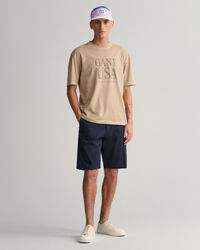 Pantaloncini in twill relaxed fit