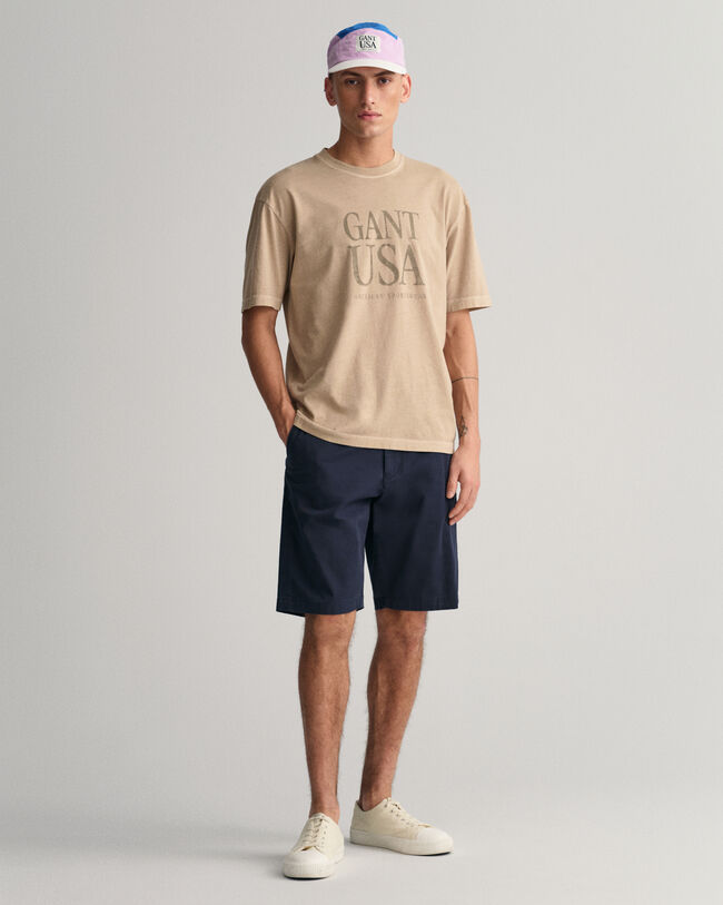 Pantaloncini in twill relaxed fit