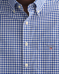 Camicia in broadcloth a quadri percalle regular fit