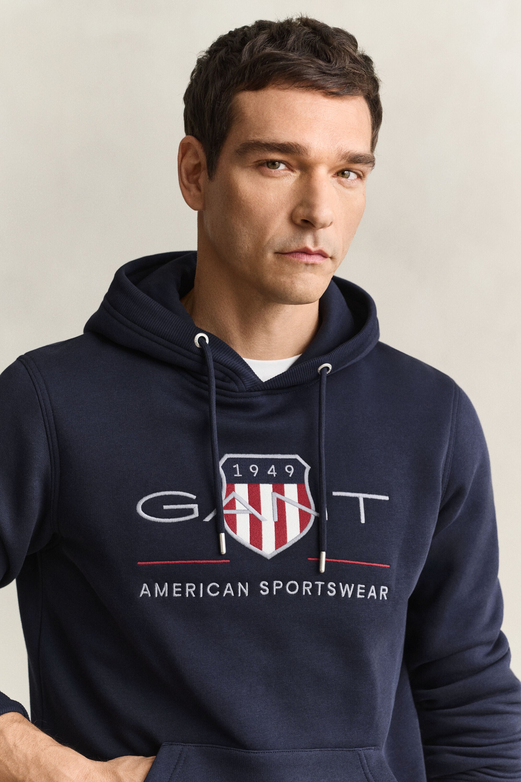 Felpa Archive Shield con cappuccio
