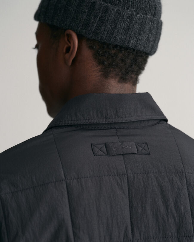 Giacca camicia trapuntata