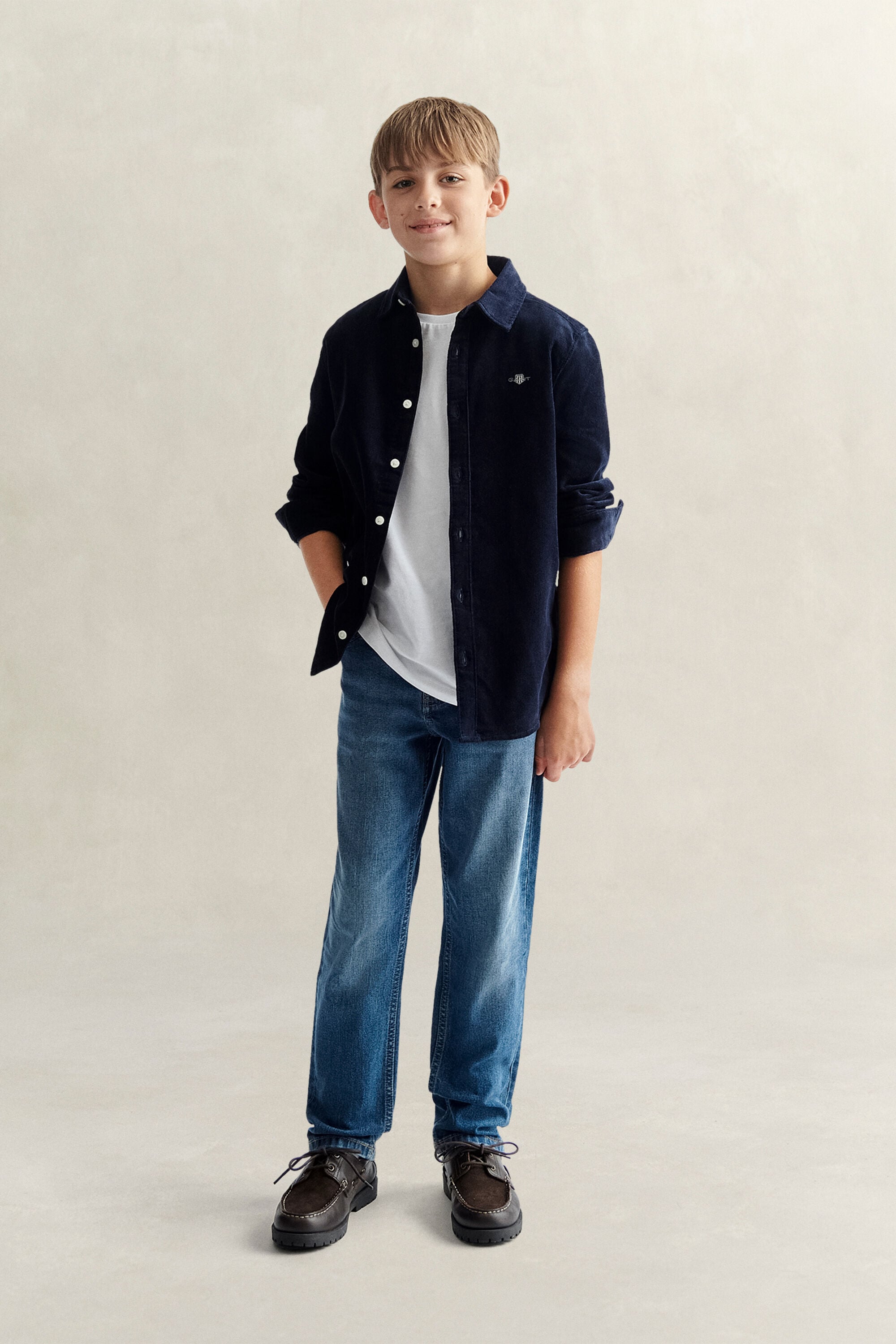 Camicia in velluto a coste Teen Boys