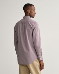 Camicia in popeline a quadretti regular fit