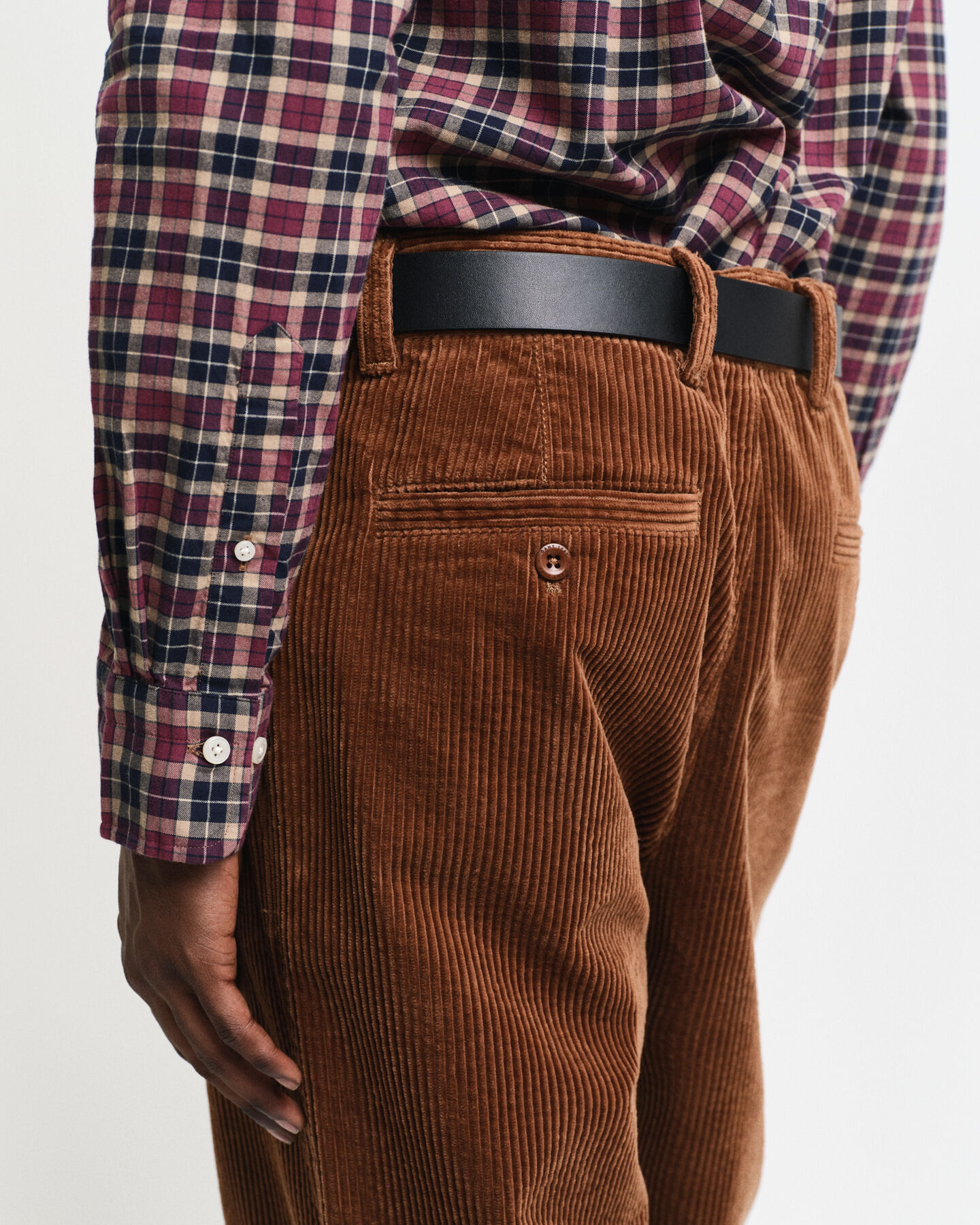 Camicia in twill a quadri regular fit