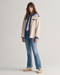 Camicia giacca testurizzata