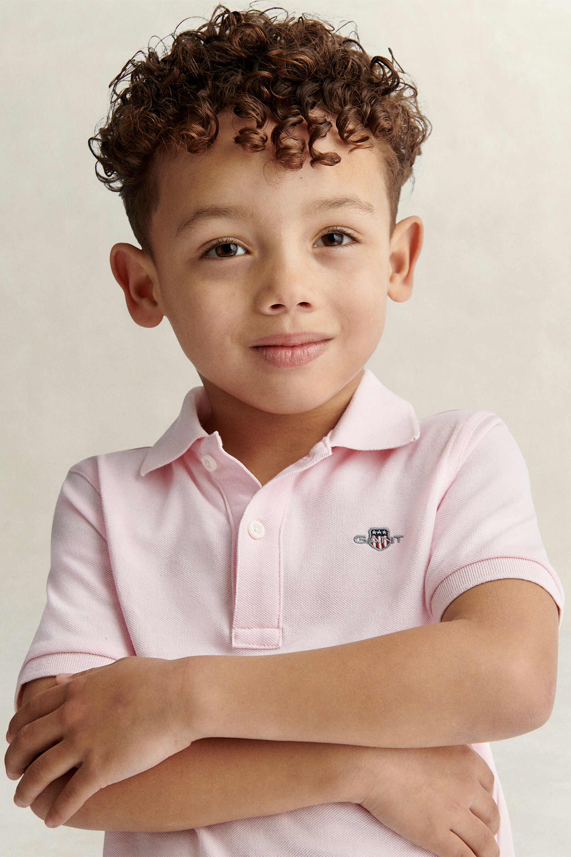Polo Shield in piqué Kids