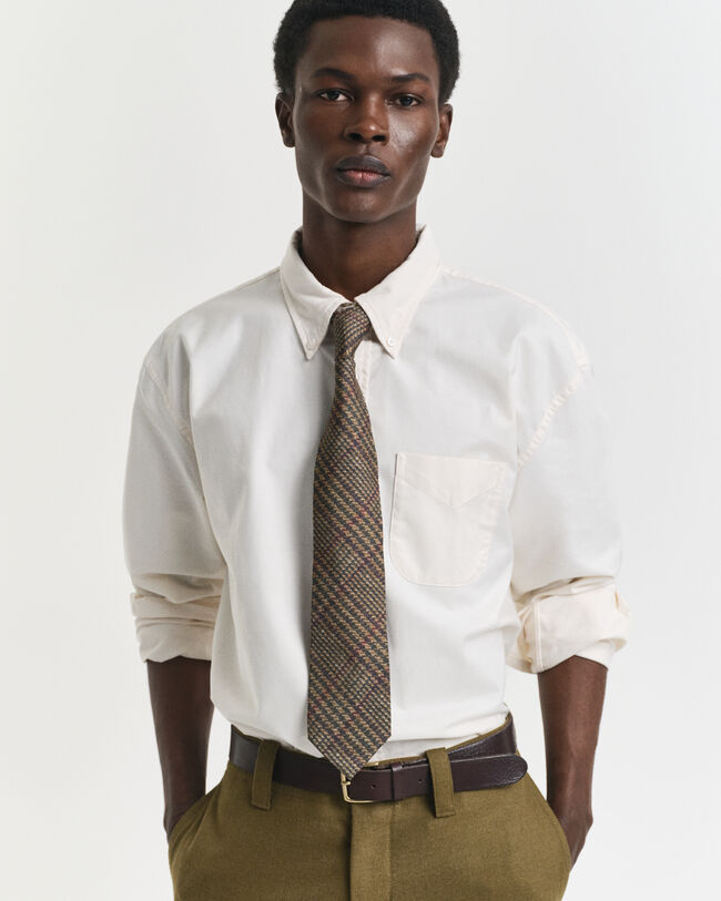 Cravatta con stampa Principe di Galles